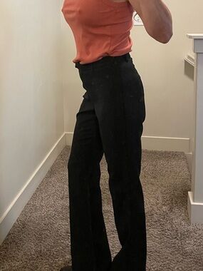 Ladies Vintage 1990’s High-Waist Black Dress Slacks Classic Fit Size 5